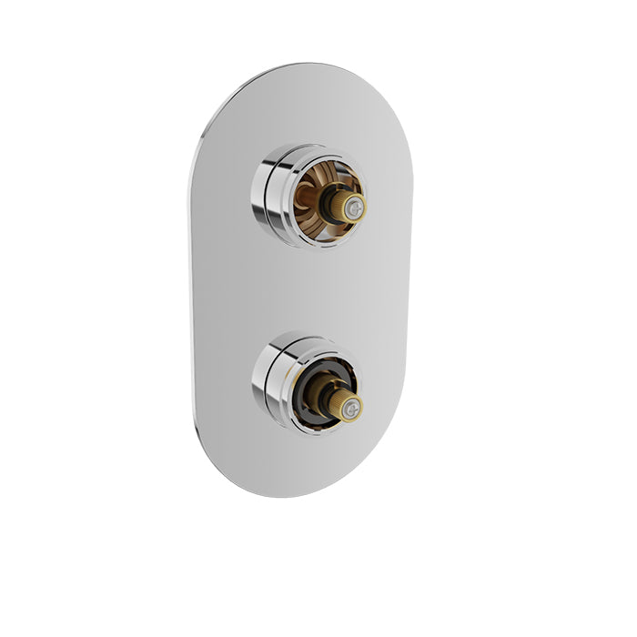 Baril - Air B80 Trim only for thermostatic pressure balanced shower control valve with 2-way diverter (without handle)