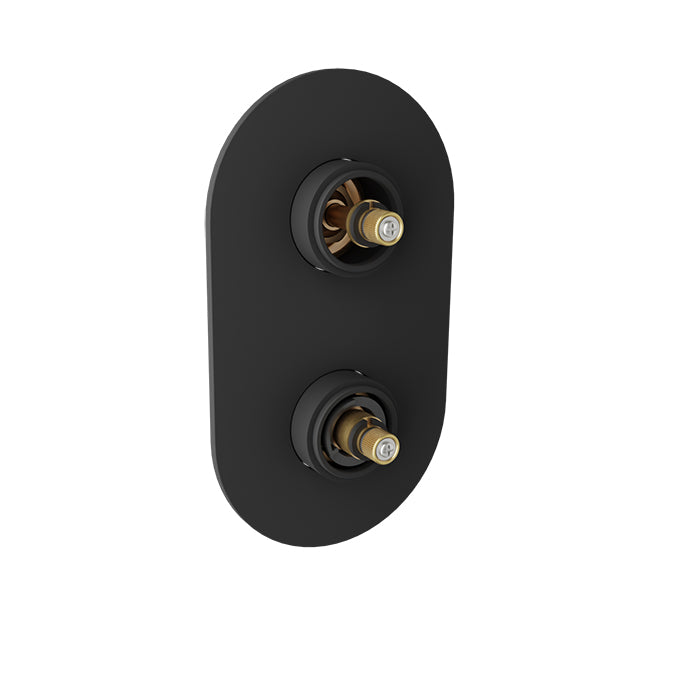 Baril - Air B80 Thermostatic pressure balanced shower valve with 2-way diverter without handle