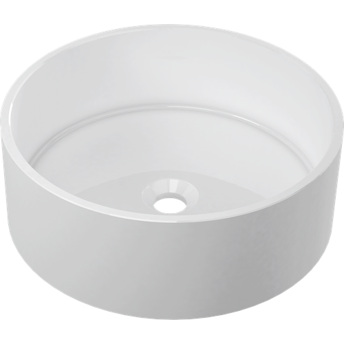 Ico - Bassini Vessel Sink - Gloss White