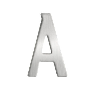 Beslagsboden - Mailbox Letter A in Stainless Steel Self-Adhesive