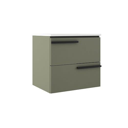 Ico - Accent 24 Inch Two Drawer Wall-Mounted Vanity
