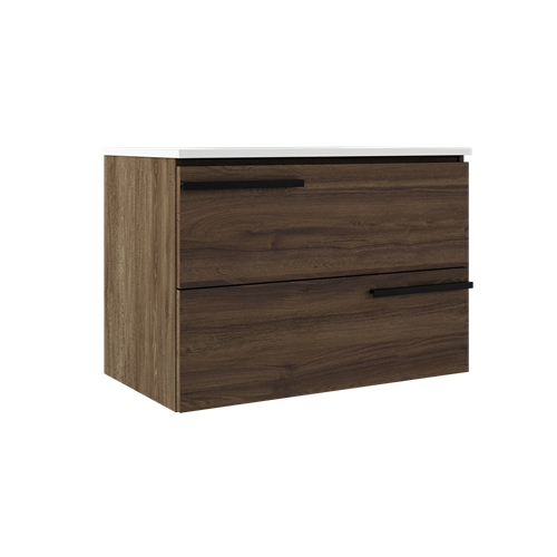 Ico - Accent 31 Inch Two Drawer Wall-Mounted Vanity