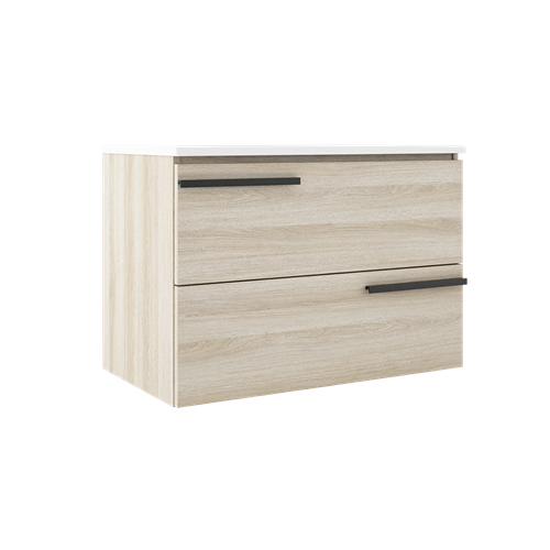 Ico - Accent 31 Inch Two Drawer Wall-Mounted Vanity