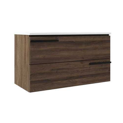 Ico - Accent 36 Inch Two Drawer Wall-Mounted Vanity