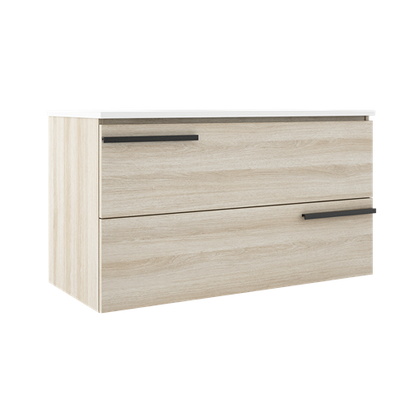 Ico - Accent 36 Inch Two Drawer Wall-Mounted Vanity