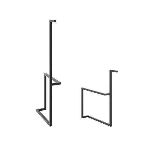 Ico - Accent Decorative Leg Set - Anthracite