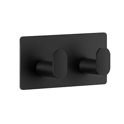 Beslagsboden - Cube Double Towel Hook. Self-Adhesive.