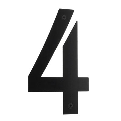 Beslagsboden - House Number 4 in Stainless Steel