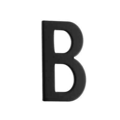 Beslagsboden - Mailbox Letter B in Stainless Steel Self-Adhesive