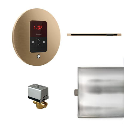 Mr. Steam - Basic Butler Linear Steam Shower Control Package With Itempo Control And Linear Steamhead Round