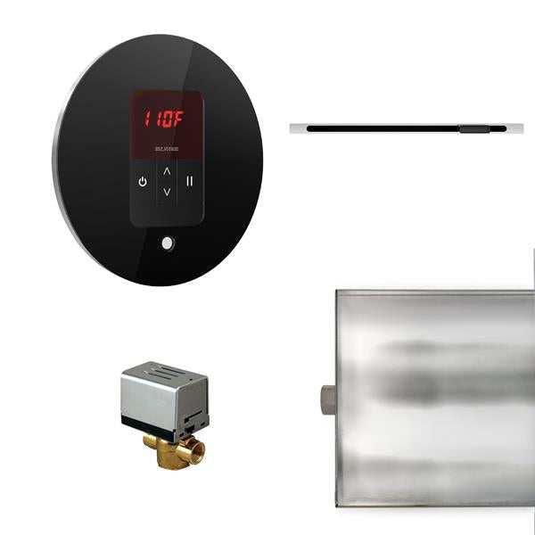 Mr. Steam - Basic Butler Linear Steam Shower Control Package With Itempo Control And Linear Steamhead Round
