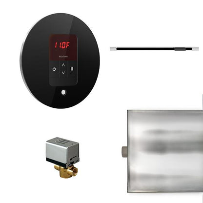 Mr. Steam - Basic Butler Linear Steam Shower Control Package With Itempo Control And Linear Steamhead Round