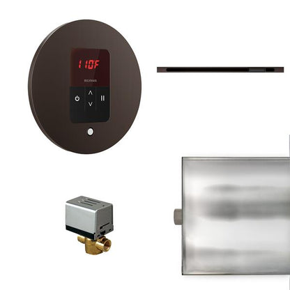 Mr. Steam - Basic Butler Linear Steam Shower Control Package With Itempo Control And Linear Steamhead Round