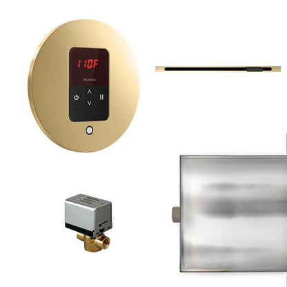 Mr. Steam - Basic Butler Linear Steam Shower Control Package With Itempo Control And Linear Steamhead Round