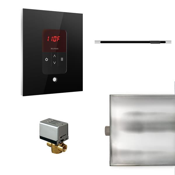 Mr. Steam - Basic Butler Linear Steam Shower Control Package With Itempo Control And Linear Steamhead Square