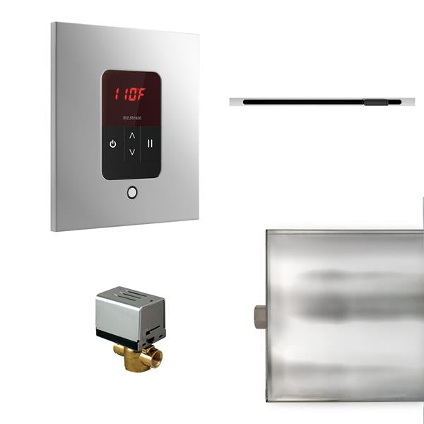 Mr. Steam - Basic Butler Linear Steam Shower Control Package With Itempo Control And Linear Steamhead Square