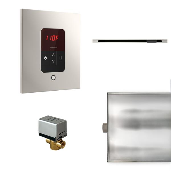 Mr. Steam - Basic Butler Linear Steam Shower Control Package With Itempo Control And Linear Steamhead Square