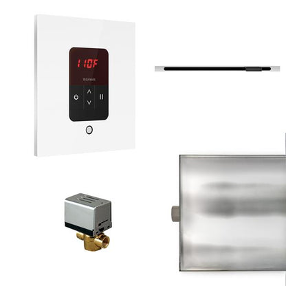Mr. Steam - Basic Butler Linear Steam Shower Control Package With Itempo Control And Linear Steamhead Square