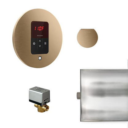 Mr. Steam - Basic Butler Steam Shower Control Package With Itempo Control And Aroma Designer Steamhead Round