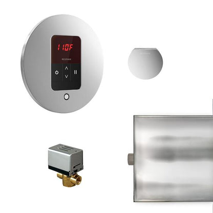 Mr. Steam - Basic Butler Steam Shower Control Package With Itempo Control And Aroma Designer Steamhead Round
