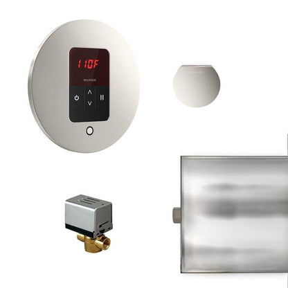 Mr. Steam - Basic Butler Steam Shower Control Package With Itempo Control And Aroma Designer Steamhead Round