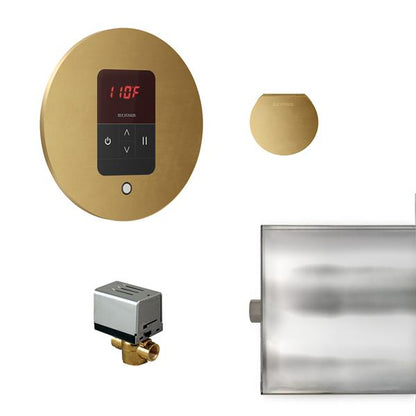 Mr. Steam - Basic Butler Steam Shower Control Package With Itempo Control And Aroma Designer Steamhead Round