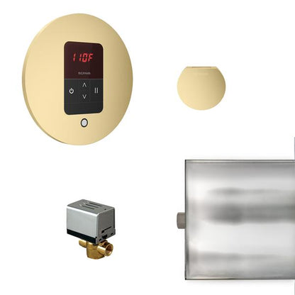 Mr. Steam - Basic Butler Steam Shower Control Package With Itempo Control And Aroma Designer Steamhead Round