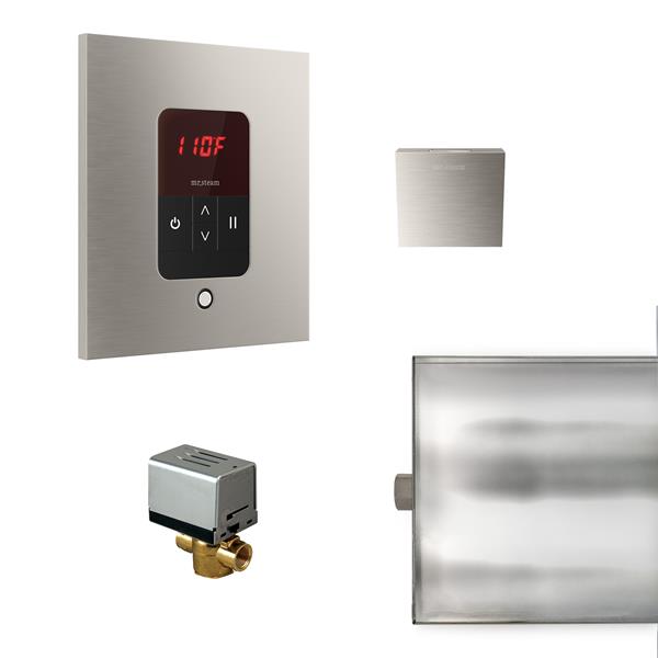 Mr. Steam - Basic Butler Steam Shower Control Package With Itempo Control And Aroma Designer Steamhead Square