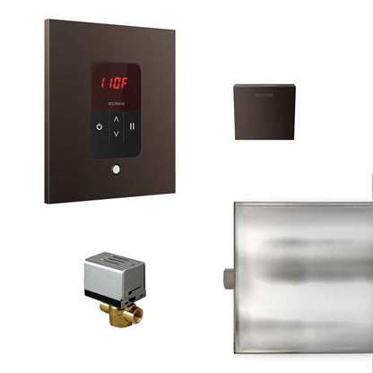 Mr. Steam - Basic Butler Steam Shower Control Package With Itempo Control And Aroma Designer Steamhead Square