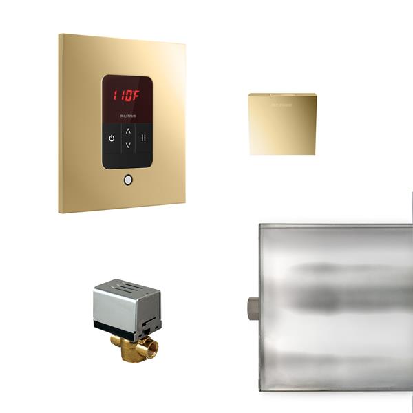 Mr. Steam - Basic Butler Steam Shower Control Package With Itempo Control And Aroma Designer Steamhead Square