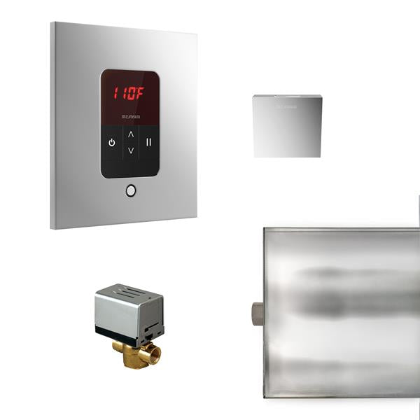 Mr. Steam - Basic Butler Steam Shower Control Package With Itempo Control And Aroma Designer Steamhead Square
