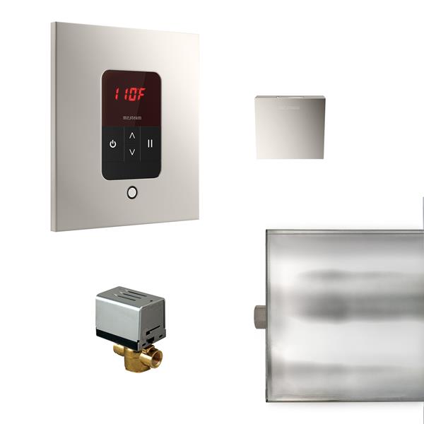 Mr. Steam - Basic Butler Steam Shower Control Package With Itempo Control And Aroma Designer Steamhead Square