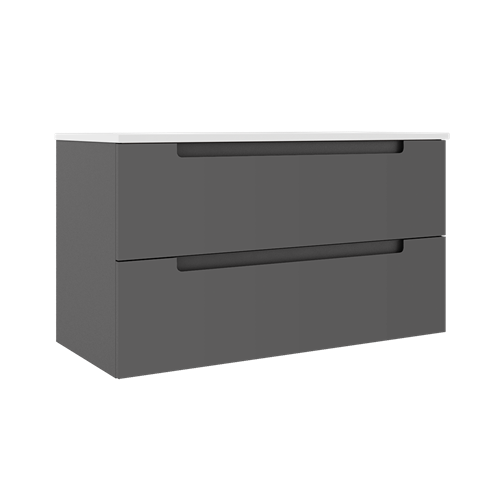 Ico - Coda 36 Inch Two Drawer Wall-Mounted Vanity