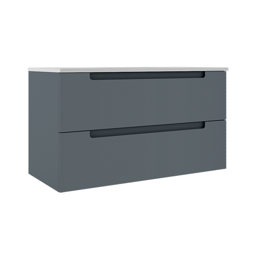 Ico - Coda 36 Inch Two Drawer Wall-Mounted Vanity