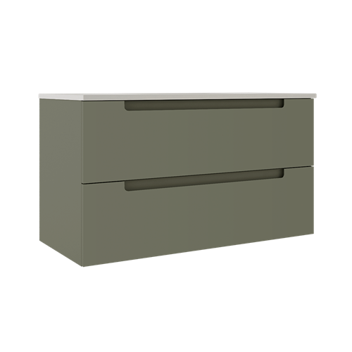 Ico - Coda 36 Inch Two Drawer Wall-Mounted Vanity
