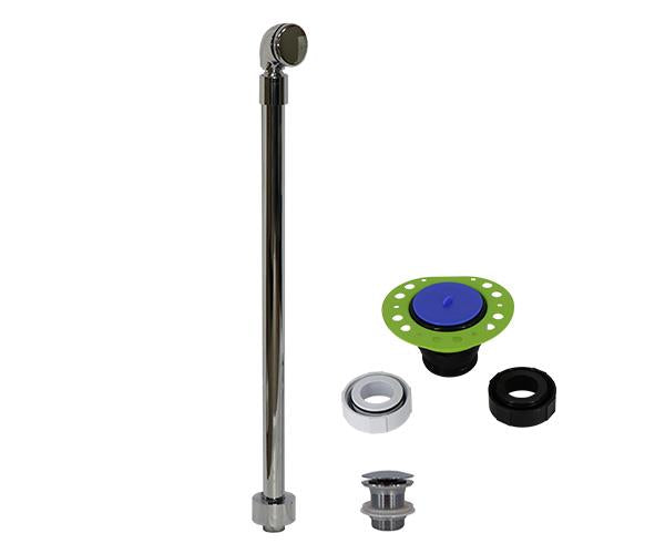 Mountain Plumbing - Exposed Overflow Drain with Swivel Neck, Detached EZ-Click™ Drain, & Tub Docking Station