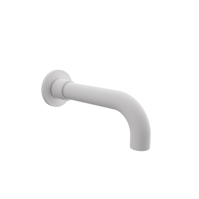 Baril - Round modern tub spout without diverter 1/2 Inch F
