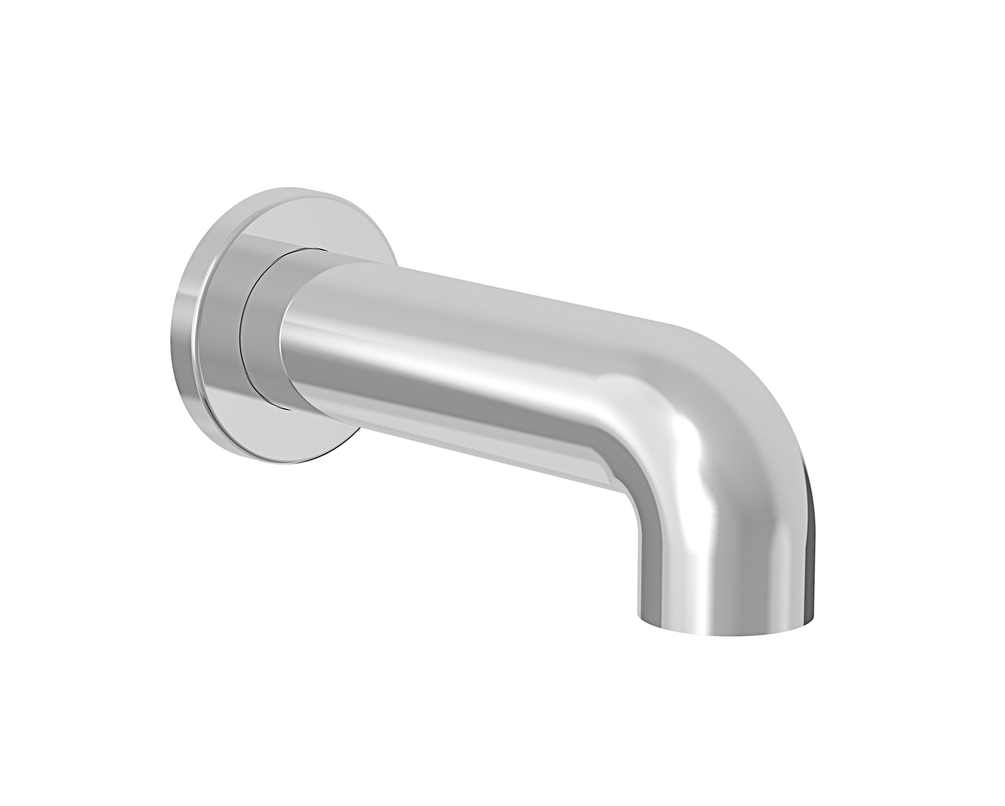 Baril - 7 Inch round tub spout without diverter