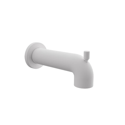 Baril - Round 7 Inch tub spout with diverter