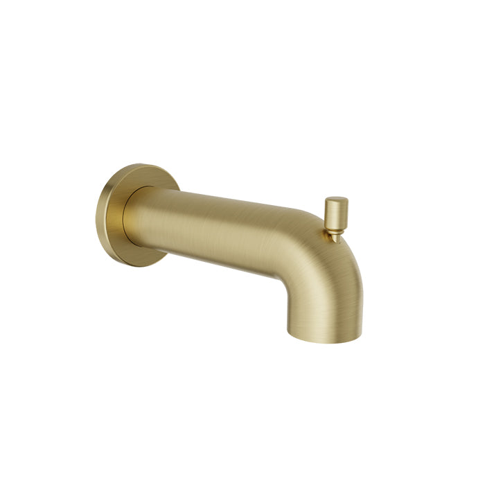 Baril - Round 7 Inch tub spout with diverter