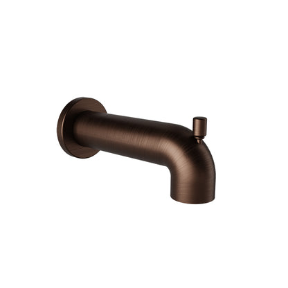 Baril - 7 Inch round tub spout with diverter