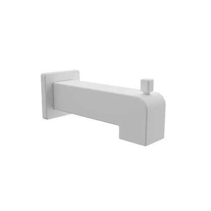 Baril - Square 7 Inch tub spout with diverter
