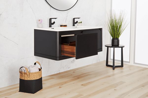 Wetstyle - Bauhaus Wall Mount Vanity 48 Inch - For Center Sink