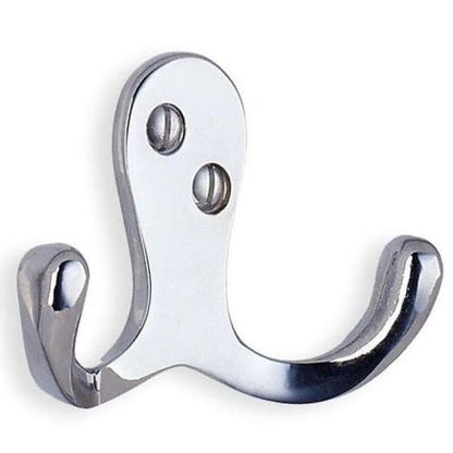 Beslagsboden - Double Towel Hook, Height 44 Mm