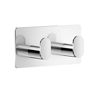 Beslagsboden - Cube Double Towel Hook. Self-Adhesive.