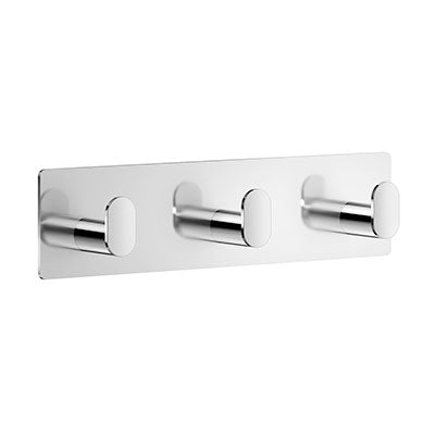 Beslagsboden - Cube Triple Hook. Self-Adhesive. 192 X 48 Mm.