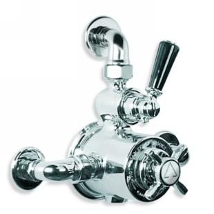 Lefroy Brooks - Exposed Classic Black Thermostatic Valve