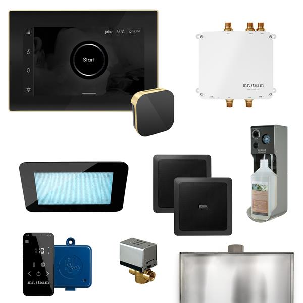 Mr. Steam - Bliss Programmable Steam Generator Control Kit With Isteamx Control And Aroma Glass Steamhead