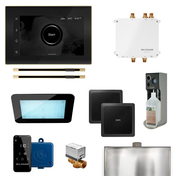 Mr. Steam - Bliss Max Linear Programmable Steam Generator Control Kit With Isteamx Control And Linear Steamhead
