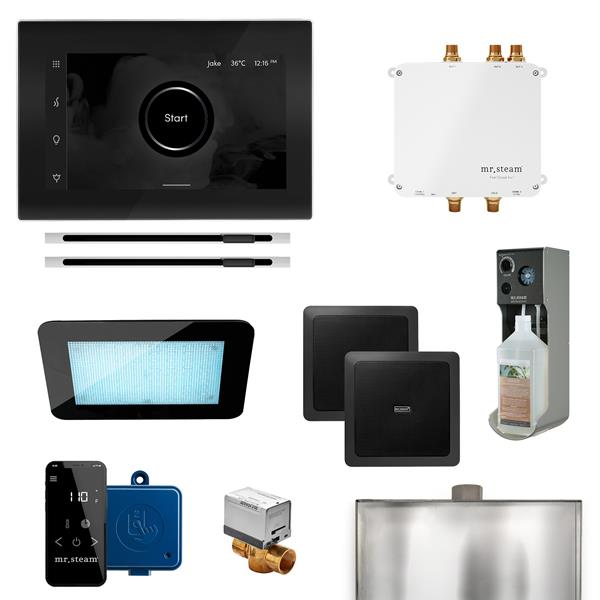 Mr. Steam - Bliss Max Linear Programmable Steam Generator Control Kit With Isteamx Control And Linear Steamhead